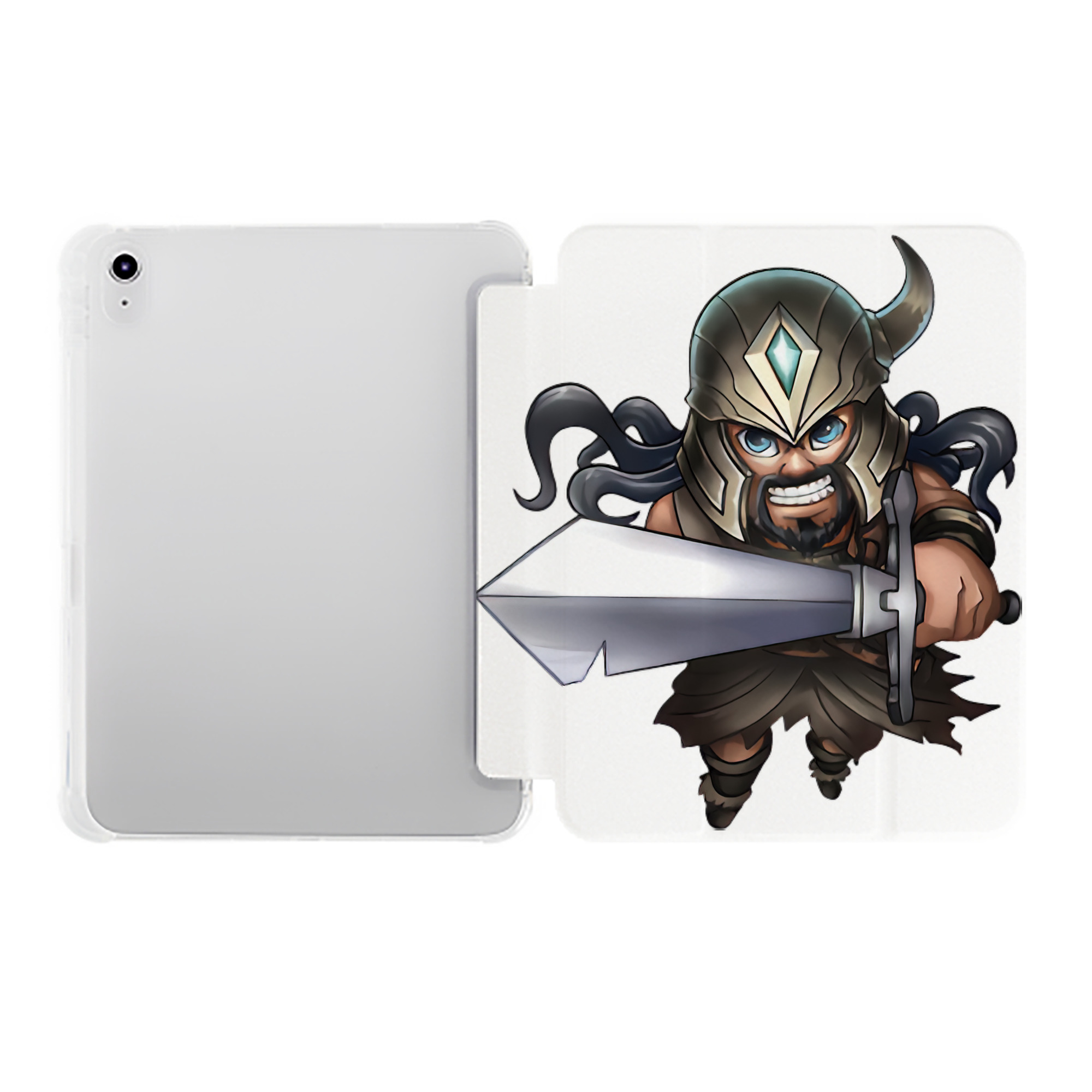 （画像用） リーグ・オブ・レジェンド League of Legends LOL IPad ケース ペン収納付き 三つ折りスタンド PUレザー×シリコン 対応機種9.5/10.5/10.9インチ